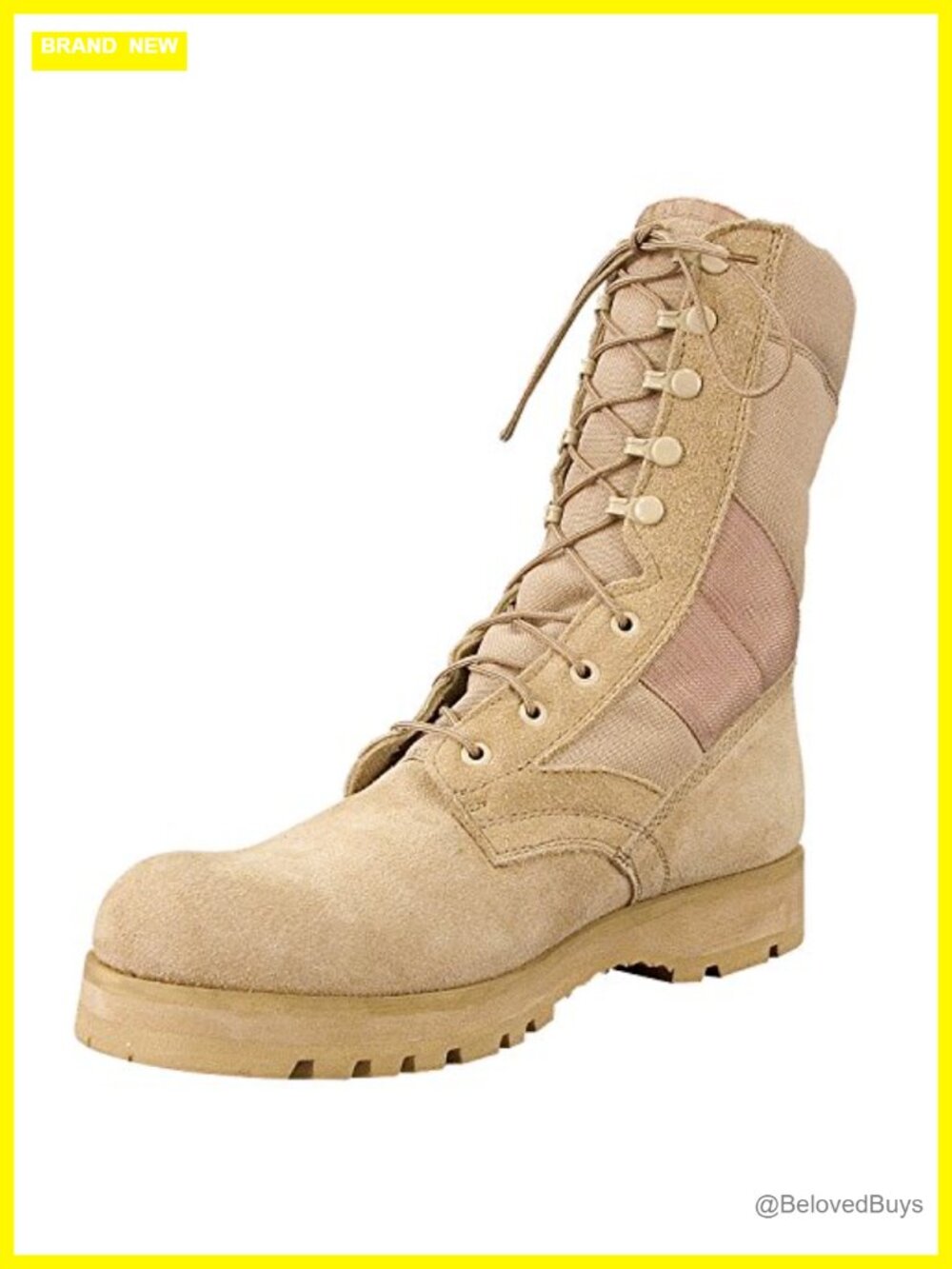 Sierra Sole Tactical Boots 8 Inch Nylon Leather Desert Field Boots